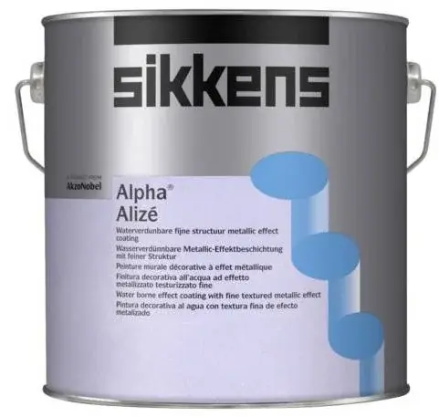 Sikkens Wood Coatings Alpha Alize декоративное покрытие для стен с металлизированным эффектом (1 л) медное №555 перламутровый металлик