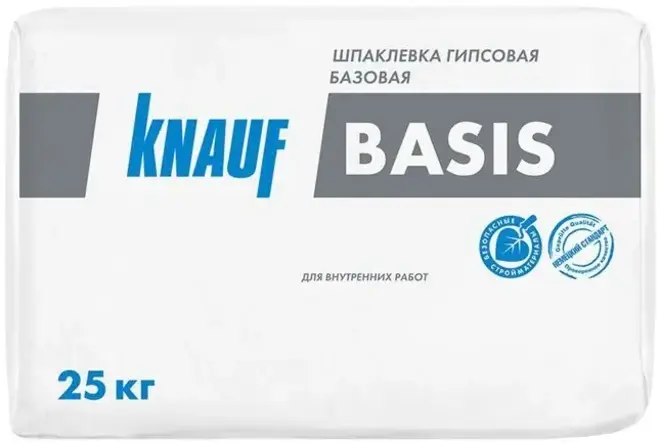 Кнауф Basis шпаклевка гипсовая базовая (25 кг)