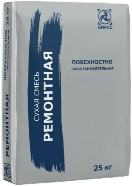 Бирсс 30 смесь ремонтная защитная штукатурная грунтовочный слой (25 кг)