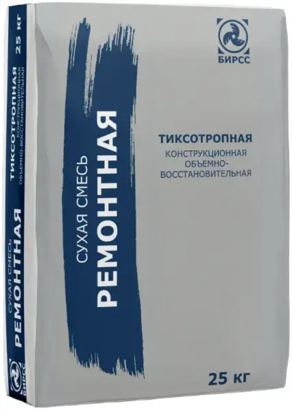 Бирсс М-600 59 C2 смесь ремонтная тиксотропная для бетона (25 кг)