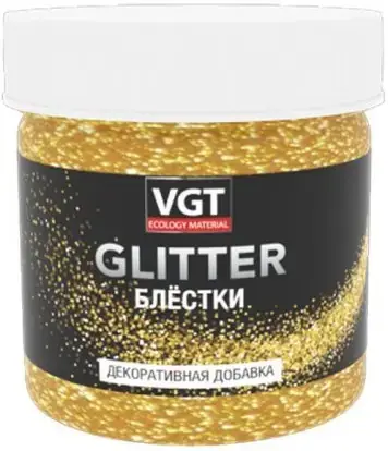 ВГТ Glitter блестки декоративная добавка (50 г) золото