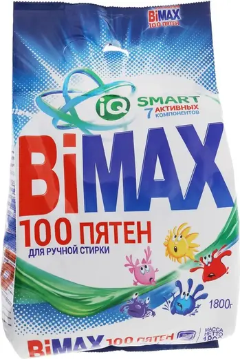 Bimax 100 Пятен стиральный порошок (1.8 кг) ручная