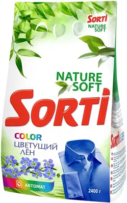 Sorti Color Цветущий Лен стиральный порошок (2.4 кг)