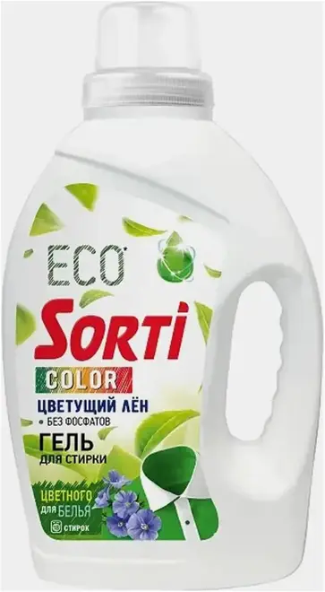 Sorti Color Цветущий Лен гель для стирки (1.2 л)