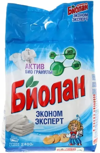 Биолан Эконом Эксперт стиральный порошок (2.4 кг) ручная