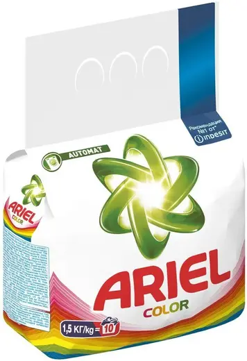 Ariel Color Насыщенный Цвет стиральный порошок аква пудра (1.5 кг)