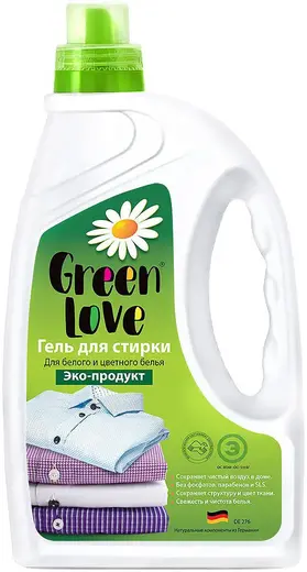 Green Love гель для стирки белого и цветного белья (1.35 л)