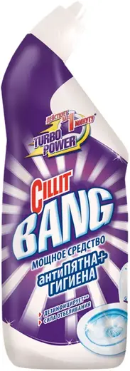 Cillit Bang Антипятна+Гигиена дезинфицирующее мощное средство для туалета (750 мл)