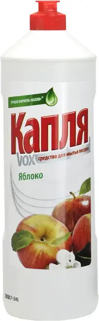 Капля VOX Яблоко средство для мытья посуды (1 л)