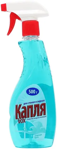 Капля VOX Морской Бриз средство жидкое моющее для стекол и зеркал (500 г)