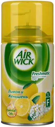 Air Wick Freshmatic Лимон и Женьшень сменный баллон к автоматическому освежителю воздуха (250 мл)