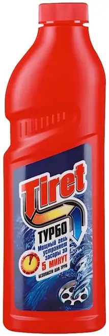 Тирет Turbo гель для устранения сложных засоров (500 мл) — купить Tiret ...