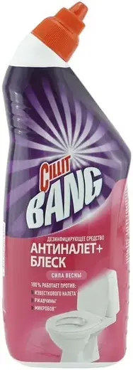 Cillit Bang Антиналет+Блеск Сила Весны мощное средство для туалета (750 мл)