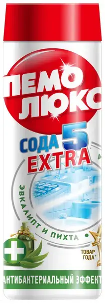 Пемолюкс Сода 5 Эвкалипт и Пихта порошок чистящий (480 г)