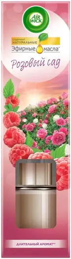 Air Wick Botanica Розовый Сад диффузор ароматический с деревянными палочками (40 мл (1 диффузор + палочки)