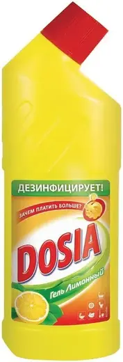 Дося Лимон гель-средство чистящее и дезинфицирующее (750 мл)