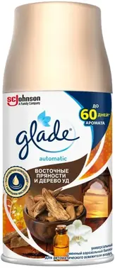 Glade Automatic Восточные Пряности и Дерево Уд сменный баллон для автоматического освежителя воздуха (269 мл)