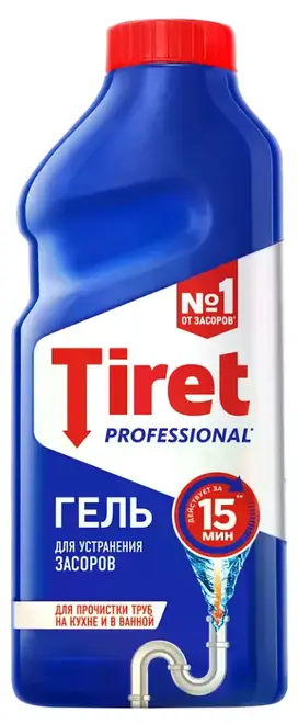 Тирет Professional гель для устранения и профилактики засоров (1 л)
