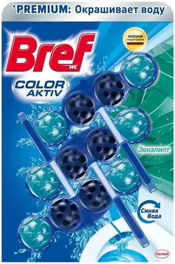 Бреф Premium Color Aktiv Эвкалипт блок туалетный (100 г)