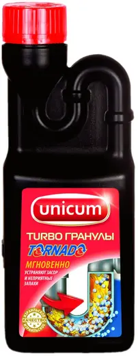 Unicum Tornado гранулированное средство для удаления засоров (600 г)