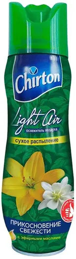 Чиртон Light Air Прикосновение Свежести освежитель воздуха с эфирными маслами аэрозоль (300 мл)
