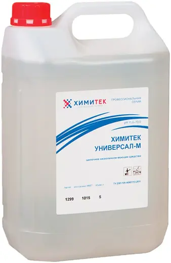 Химитек Универсал-М жидкое щелочное низкопенное моющее средство (5 л)