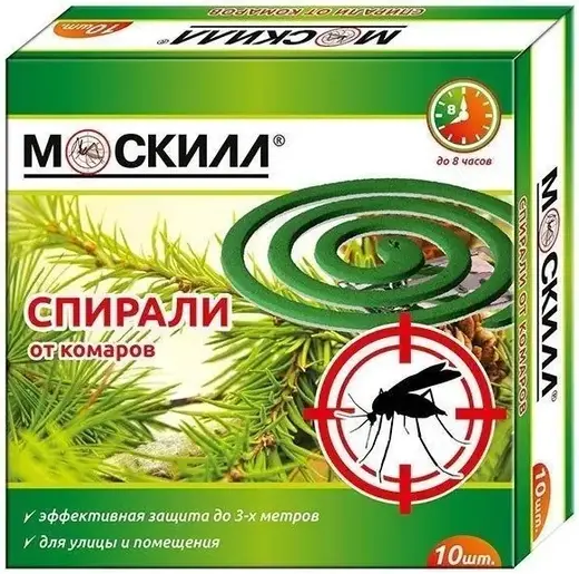 Москилл спирали от комаров (10 спиралей)
