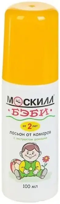 Москилл Бэби лосьон от комаров с экстрактом ромашки (100 мл)