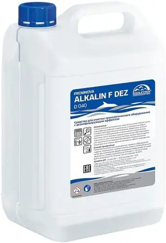 Dolphin Promnova Alkalin F Dez D 040 концентрированное высокопенное моющее средство (5 л)