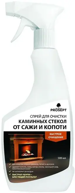 Просепт Universal Hard спрей для очистки каминных стекол от сажи и копоти (500 мл)