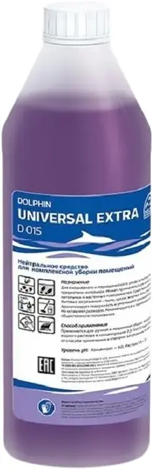 Dolphin Universal Extra D 015 средство для комплексной уборки помещений (1 л)