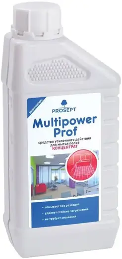 Просепт Professional Multipower Prof средство усиленного действия для мытья полов концентрат (1 л)