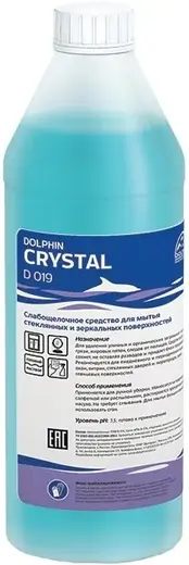 Dolphin Crystal D 019 средство для мытья стеклянных и зеркальных поверхностей (1 л)
