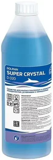 Dolphin Super Crystal D 020 средство для мытья стеклянных и зеркальных поверхностей (1 л)