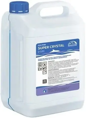 Dolphin Super Crystal D 020 средство для мытья стеклянных и зеркальных поверхностей (5 л)