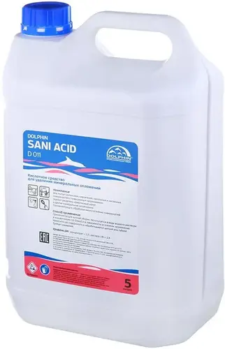 Dolphin Sani Acid D 011 средство для очистки минеральных отложений (5 л)