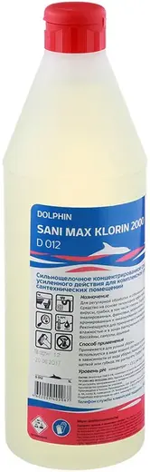 Dolphin Sani Max Klorin 2000 D 012 средство для комплексной уборки сантехнических помещений (1 л)