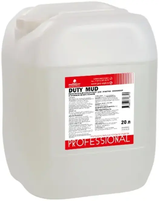 Просепт Professional Duty Mud низкопенный концентрат для очистки алюминия и сплавов (20 л)