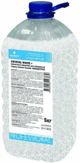 Просепт Professional Crystal White+ усиленное средство для стирки белых тканей концентрат (5 кг)