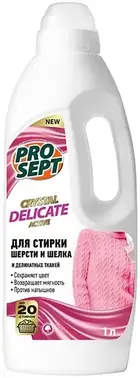 Просепт Professional Crystal Delicate Active жидкое средство для стирки шерсти, шелка и деликатных тканей (1 л)