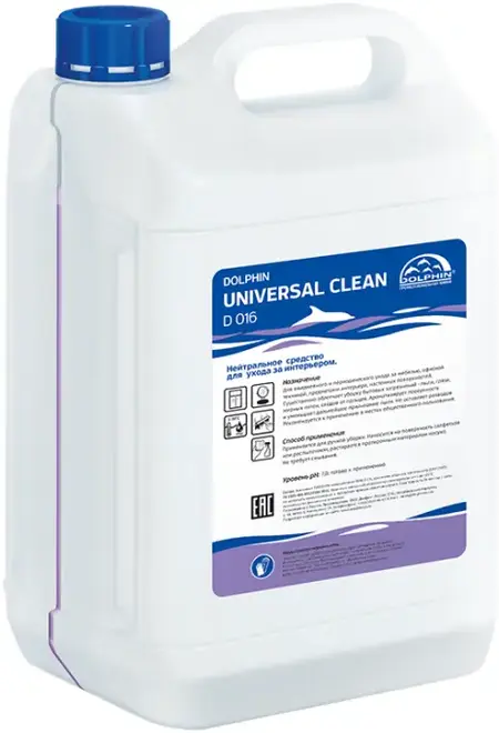 Dolphin Universal Clean D 016 нейтральное средство для ухода за интерьером (5 л)