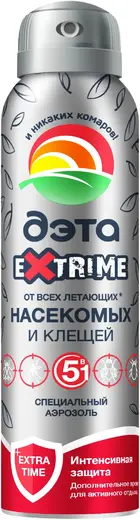 Дэта Extrime аэрозоль специальный от всех летающих насекомых и клещей (150 мл)