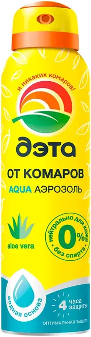 Дэта Aqua аэрозоль от комаров (150 мл) 1 аэрозольный баллон