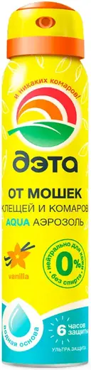 Дэта Aqua аэрозоль от мошек, клещей и комаров (100 мл)