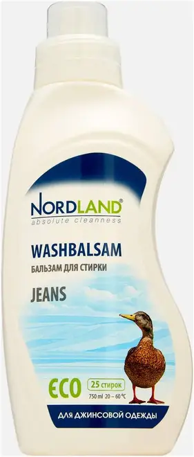 Nordland Jeans бальзам для стирки джинсовой одежды (750 мл)