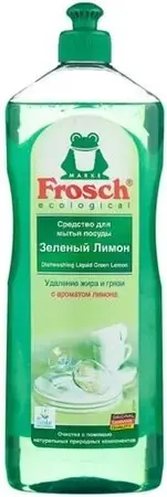 Frosch Зеленый Лимон средство для мытья посуды (1 л)