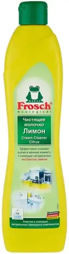Frosch Лимон чистящее молочко для поверхностей на кухне и в ванне (500 мл)