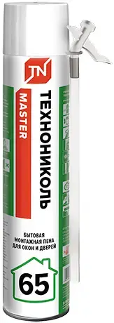 Технониколь Master 65 монтажная пена для окон и дверей (1 л) ручная всесезонная