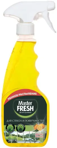 Master Fresh Аромат Лимона средство для стекол и поверхностей (500 мл)