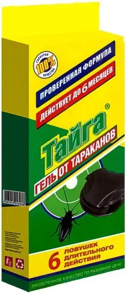 Тайга гель ловушка от тараканов (6 ловушек)